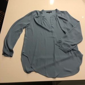 Gray Blue Blouse